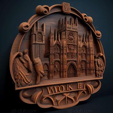 3D model York in the United Kingdom (STL)